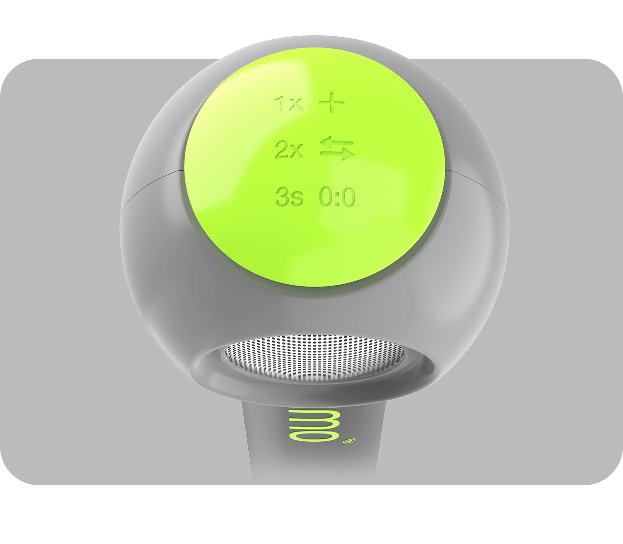 primary button top view